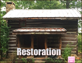 Historic Log Cabin Restoration  Graham, Kentucky